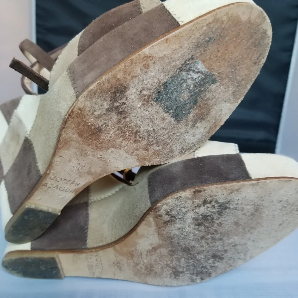Joseph Azaguri wedge platform sandals - Picture 6 of 7
